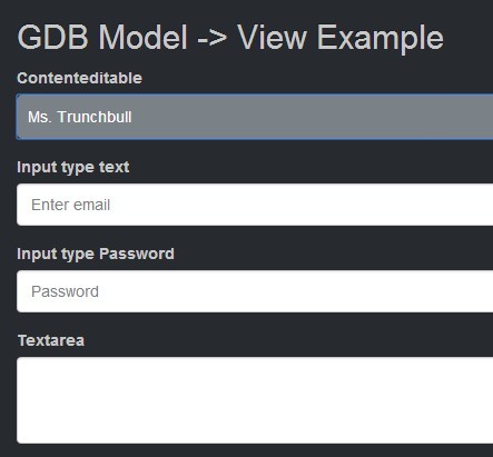 jQuery Generic Data Binder